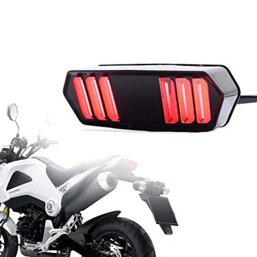 Imagem de Para grom MSX125 MSX 125 SF 2007 2008 2009 2010 2011 2012 2013 2014 Motocicleta traseira LED luzes de freio luzes traseiras integradas