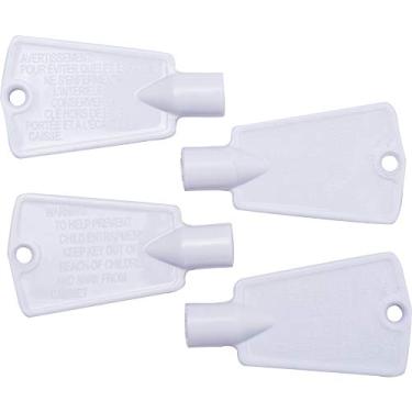 Imagem de BlueStars 297147700 Peça de substituição ultra durável para porta de congelador peça de substituição exata para freezers Frigidaire Kenmore Electrolux - Substitui AP4301346 PS1991481 - Pacote com 4