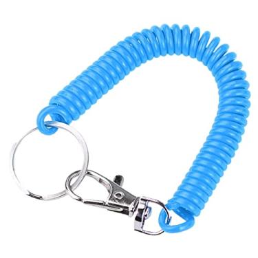 Imagem de Chaveiro espiral | Chaveiro retrátil | chaveiro bobina multicor, chaveiro retrátil mola para pesca alocate