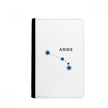 Imagem de Porta-passaporte do signo de constelação de Áries porta-cartão Notecase Burse capa carteira porta-cartão, Multicolor