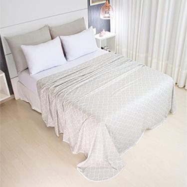 Imagem de Lençol Sem Elástico Para Cobrir De Malha Queen Estampado… (Modelo 14)