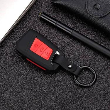 Imagem de YJADHU ABS plástico silicone carro homens mulheres capa chave, apto para Skoda Superb A7 Kodiaq VW Magotan Passat B8 VW Golf Gte TIGUAN MK2, preto