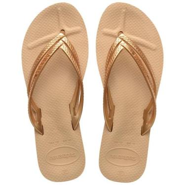 Imagem de Chinelo Havaianas Wedges Dourado