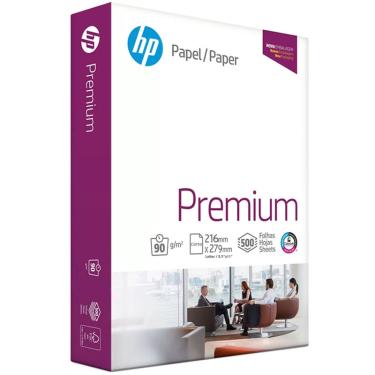 Imagem de Papel Sulfite carta 90g 216x279 com 500 fls - hp