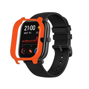Imagem de Case Bumper Nsmart compatível com Huami Amazfit GTS/GTS 2 / GTS 2e / GTS 2 mini/GTS 3 / GTS 4 / GTS 4 mini - Nandos-Store (GTS, Laranja TPU)