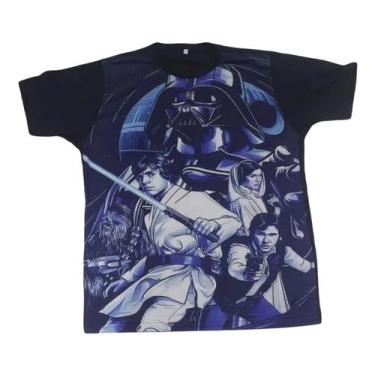 Imagem de Camiseta Star Wars Lord Vader Luke Leia Blusa Adulto Unissex F015 Bm -