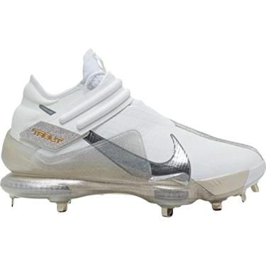 Imagem de Nike Force Zoom Trout 7 Metal Cleats White | Metallic Gold Size 13