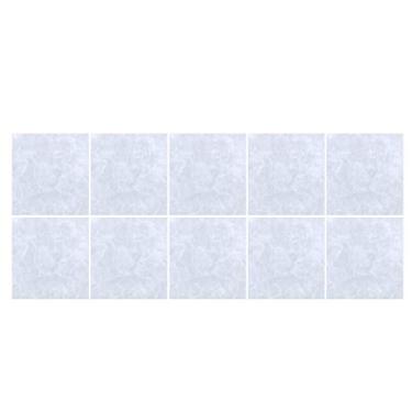 Imagem de Delaman Adesivo de azulejo, 10 peças/conjunto de adesivos de azulejo de 20 x 20 cm antiderrapante para decoração de parede, tijolos, impermeável, acessórios de banheiro