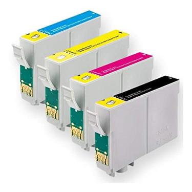 Imagem de KIT 4 CARTUCHOS DE TINTA COMPATÍVEIS T1351/1332/1333/1334 CYMBK| TX135 TX125 T25 TX133 TX123 Envio em 24h