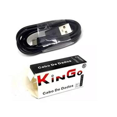 Imagem de Cabo Carregador Celular Micro Usb v8 Original Kingo até 2.1a Fast Charge 2 metros