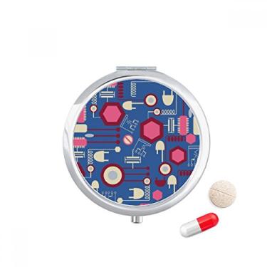Imagem de Tomada de soquete padrão diagrama de circuito, caixa de armazenamento de medicamentos, dispensador de contêiner