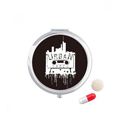 Imagem de Street Landmark Caixa de armazenamento de medicamentos com estampa de grafite