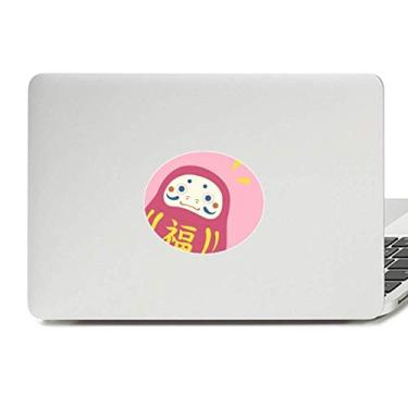 Imagem de Adesivo de notebook com emblema de vinil japonês para viagem, brinquedo da sorte