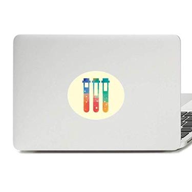 Imagem de Diferentes tubos de teste de líquidos Química Vinil Emblema Gráfico Laptop Adesivo Notebook Decalque