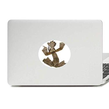 Imagem de Adesivo de notebook com pintura decorativa de vinil com emblema de sombras tradicionais