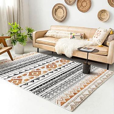 Imagem de jia cool Tapete marroquino envelhecido antiderrapante macio tapete grande para sala de estar quarto sala de jogos infantil 140 x 199 cm, Marrocos-m10