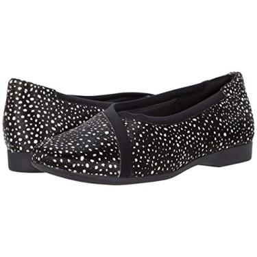 Imagem de Clarks Un Darcey Ease 2 Black/White Pony Hair Micro Dot 6.5 B (M)