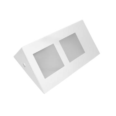 Imagem de Arandela Triângulo Pequena Branca Ref.088 - Suegil