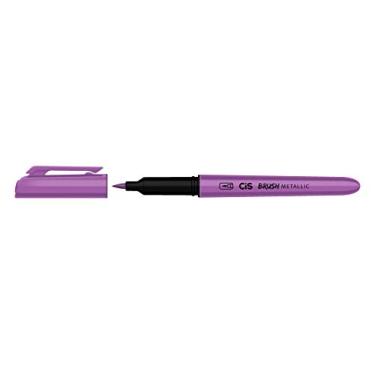 Imagem de Marcador Artístico Brush Metallic, CIS, Brush Metallic 58.6600, Rosa, pacote de 6