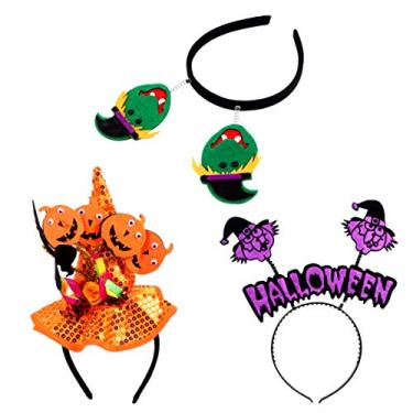 Fantasia Bruxa Moderna Luxo de Halloween Com Chapéu (Roxo, G 44-46