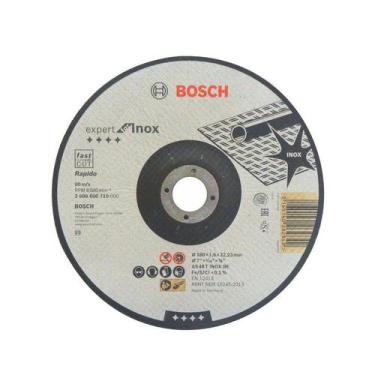 Imagem de Kit Disco Corte 7" 1.6mm 3T Inox Expert 2608600710 Bosch 25Un - Bosch