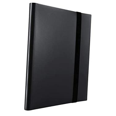 Imagem de Fichário Comercial Bolsos, Organizador de Cartões 432 Fichário de Bolso para Cartões Esportivos, Preto