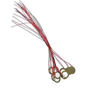 Imagem de Fancyes 15 peças de discos de amplificador piezo de 35 mm, acessório, fio de 250 mm, multiuso, durável, para captadores de instrumentos acústicos, caixas de