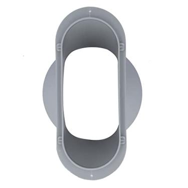 Imagem de Acoplador de Mangueira de Exaustão de Ar Condicionado Portátil de 5 Polegadas Adaptador de Janela de Peça de Ar Condicionado Suporta Roscas CW e CCW, Adaptador de Janela de