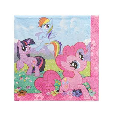 Imagem de American Greetings My Little Pony Paper Lunch Napkins for Kids (48-Count)
