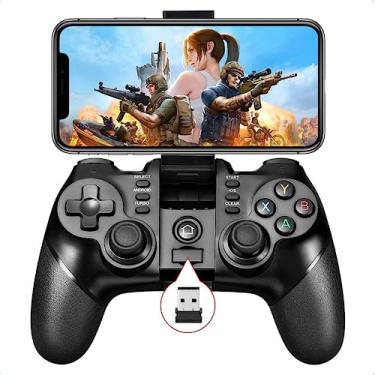 Imagem de Controle Sem Fio 3 Em 1 Com Suporte Para Celular Bluetooth, conector USB, Compatível com PC, tablet, PS3, PS4 | GUDZ
