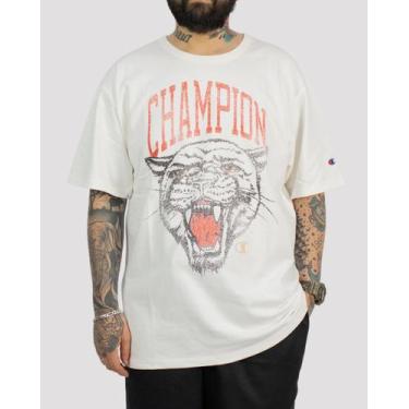 Imagem de Camiseta Champion Life Cougar Ink - Off White