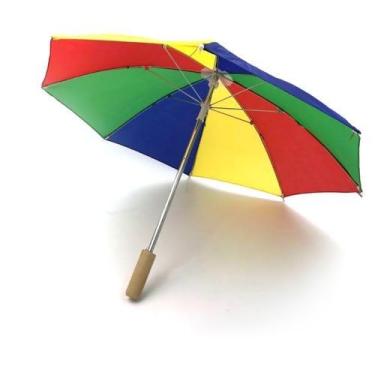 Imagem de Guarda Chuva De Frevo Colorido - 25Cm