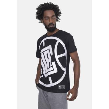 Imagem de Camiseta Nba Maxi Logo Los Angeles Clippers Preta