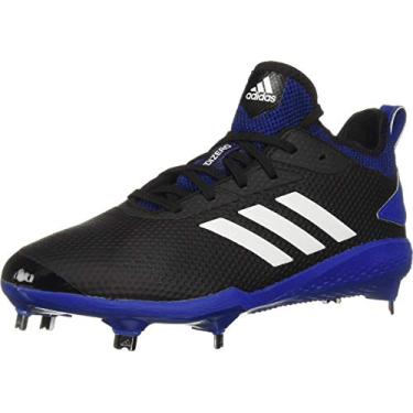 Imagem de adidas Adizero Afterburner V Tênis masculino, Preto/Branco/Nuvem, Azul royal, 7