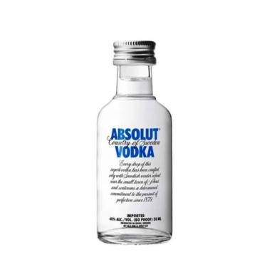 Imagem de Vodka Importada Absolut Miniatura 50ML