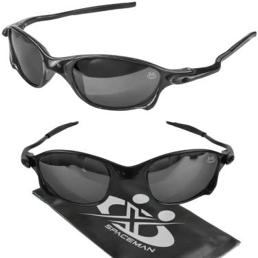 Imagem de oculos sol masculino mandrake proteção uv lupa juliet + case armação preta qualidade pr...