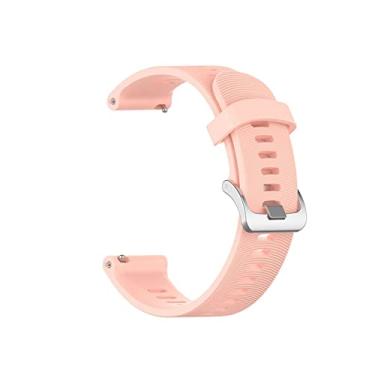 Imagem de Estilo no Pulso, Pulseira 20mm compatível com Garmin Forerunner 245 ou 245 Music cor:Rose