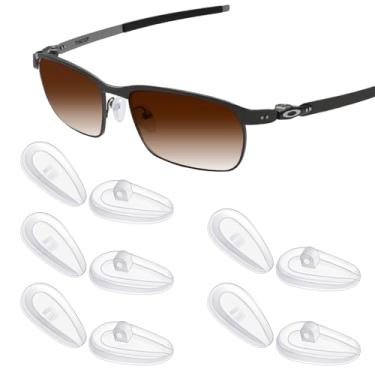 Imagem de Mryok 5 pares de protetores de nariz de reposição para óculos de sol Oakley Deadbolt OO6046