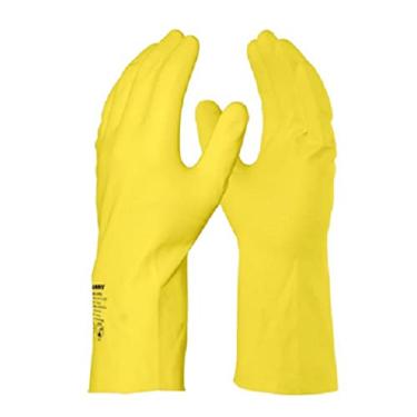 Imagem de Luva Maxi Látex, Tamanho Médio, Cor Amarela, Danny