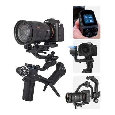 Imagem de FeiyuTech SCORP 2 Estabilizador de cardan para câmeras DSLR e sem espelho, sensor de rastreamento Al, estabilizador de câmera de 3 eixos para Sony, Canon, Fuji, Nikon carga útil de 5.5lbs Do Br