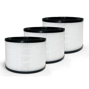 Imagem de Nispira H7121101 Filtro HEPA 3 em 1 de substituição compatível com o purificador de ar Govee H7121 | Remove fumaça, COV químicos, odor | 3 pacotes