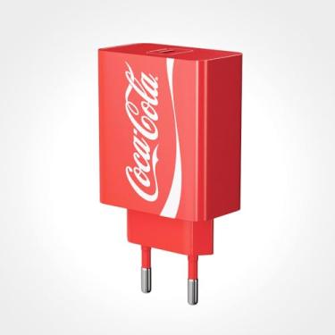 Imagem de Coca-Cola Carregador USB-C PD 20W - Vermelho