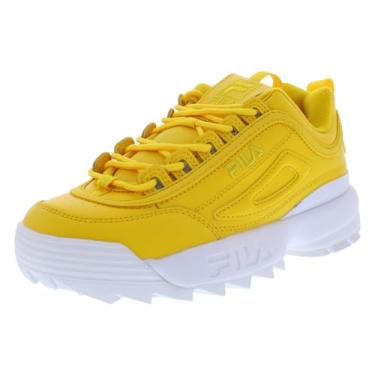 Imagem de Fila Tênis feminino Disruptor 2 Wedge, Spectra Yellow/Spectra Yellow/White, 35