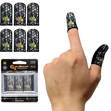 Imagem de Pacote com 6 capas para celular Gaming Corps ClawSocks para jogos - Geo Camo