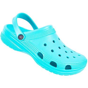 Imagem de Sandália Chinelo Babuche "AquaWalk" Ajustável Tipo Clog Alta Cor:Azul;Tamanho:37-38;Gênero:Masculino