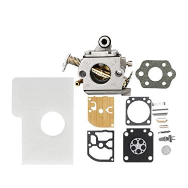 Imagem de HIIOLE Carburador para MS170 MS180 MS 170 180 017 018 Kit de reparo de filtro de ar de motosserra gaskt C1Q-S57B, Oumij01