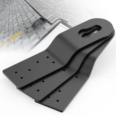 Imagem de Gadgetzan Clipe de engate de âncora de segurança de telhado, âncoras de telhado para proteção contra quedas conecta-se a superfícies de madeira, uso permanente de âncora de telhado com arnês de