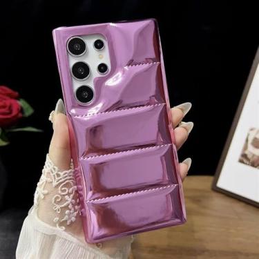 Imagem de Jaqueta Fashion Shining Down The Case para Samsung Galaxy S24 Ultra S23 Ultra, Rosa, para Galaxy S24 Ultra