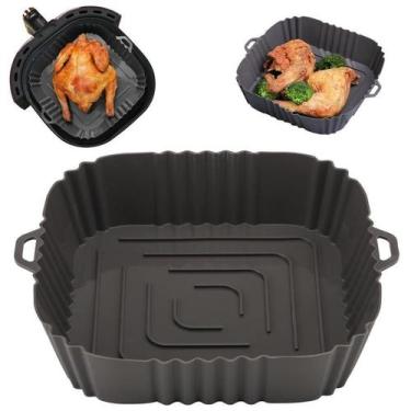 Imagem de Forma Para Air Fryer De Silicone Quadrada 16Cm - Fu Xing