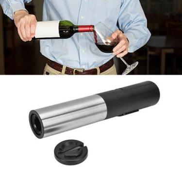 Imagem de Abridor de Vinhos Saca Rolhas Elétrico Automático Inox - Eletric Wine 